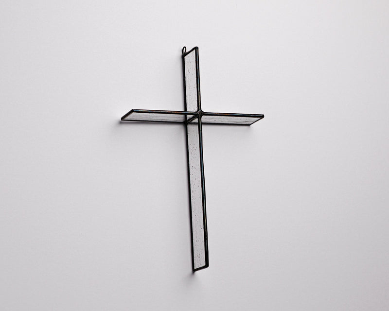 Meet Greyhouse Glass: Modern Stained Glass Crosses Made by Hand