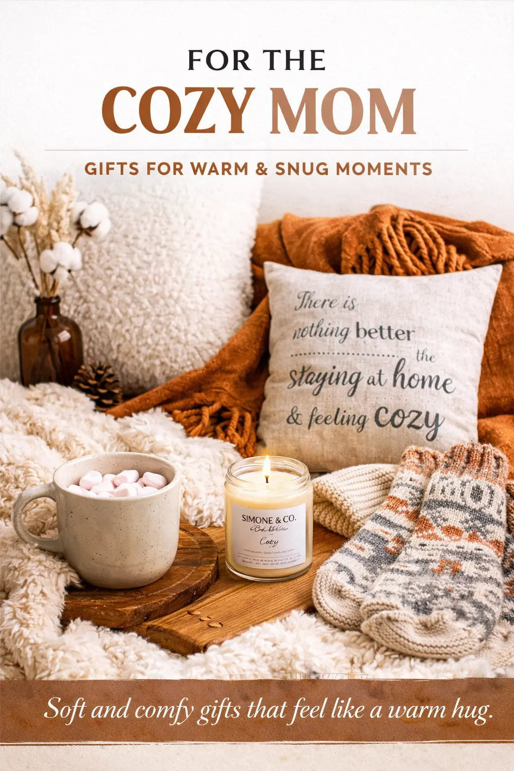 Cozy gifts for the comfy mom