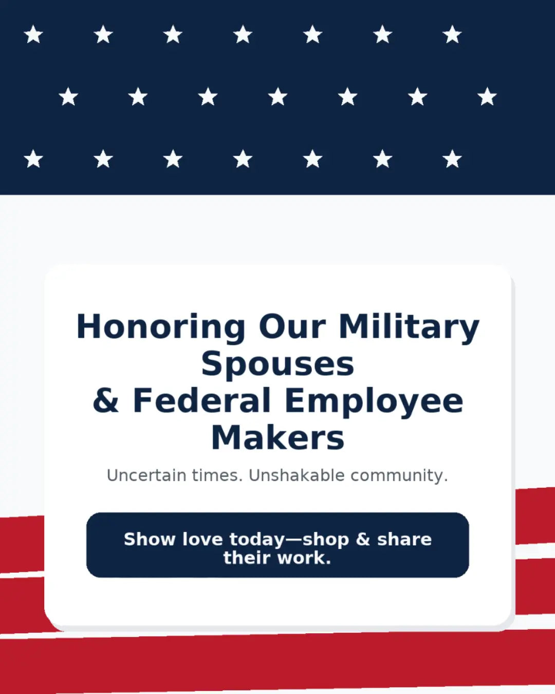 Military Spouse & Federal Employee Makers