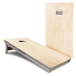 Complete Tournament Cornhole Bundle - Boards, Bags & Carrying Case - Plain Raw (Needs Finished)