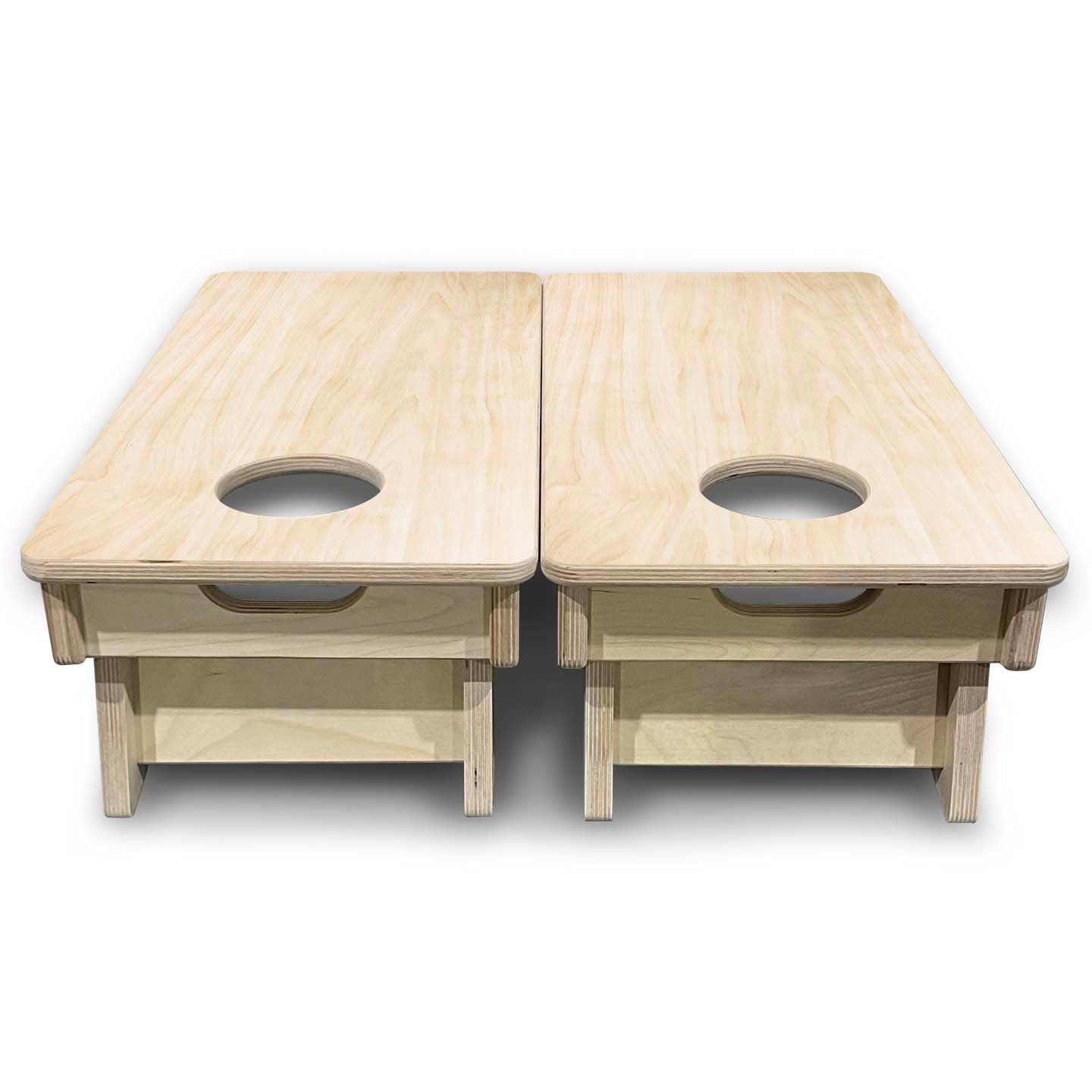 Plain Raw - Mini or Vacation Size Cornhole Boards (Needs Finished) Cornhole Solutions