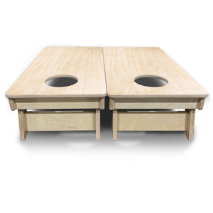 Plain Raw - Mini or Vacation Size Cornhole Boards (Needs Finished) Cornhole Solutions
