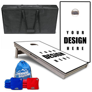 Complete Tournament Cornhole Bundle - Boards, Bags & Carrying Case - Custom