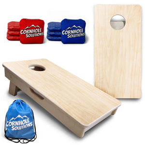 Plain Raw - Mini or Vacation Size Cornhole Boards (Needs Finished) Cornhole Solutions