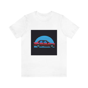 vintage style e30 4 door tshirt
