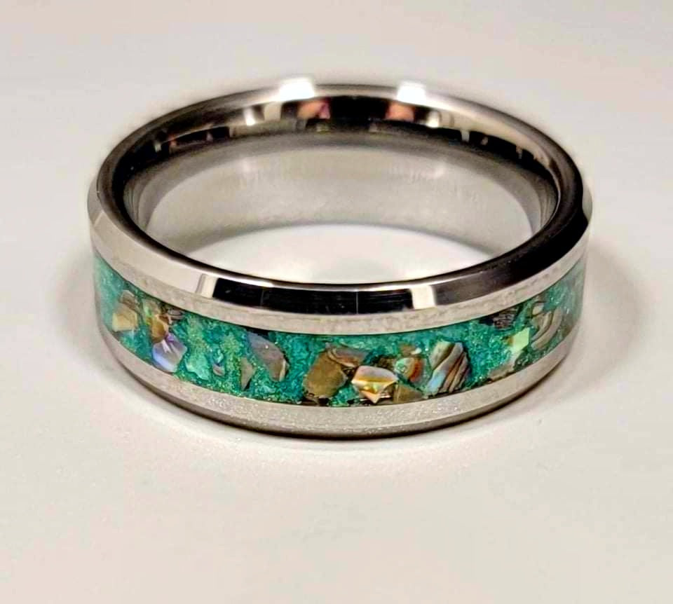 The Abalone & Ashes Memorial Ring