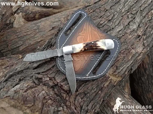 Twist Pattern Trapper Folding Knife for Traditional Pocket Knife Fans