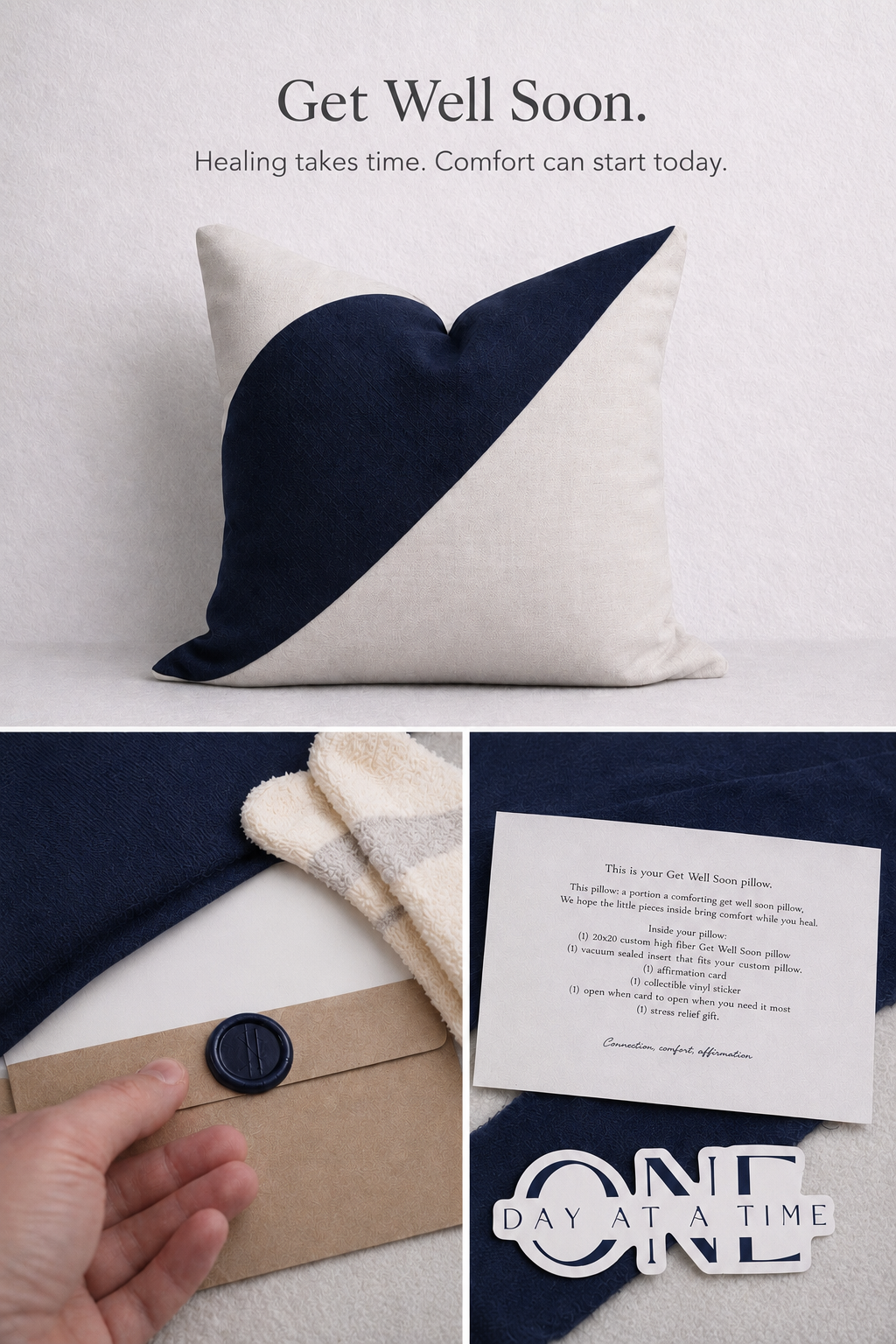 Get Well Soon Pillow Pack by PillowPackShop