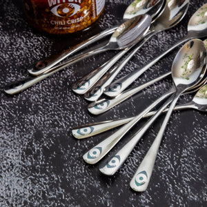Stainless steel mini spoon for chili crisp