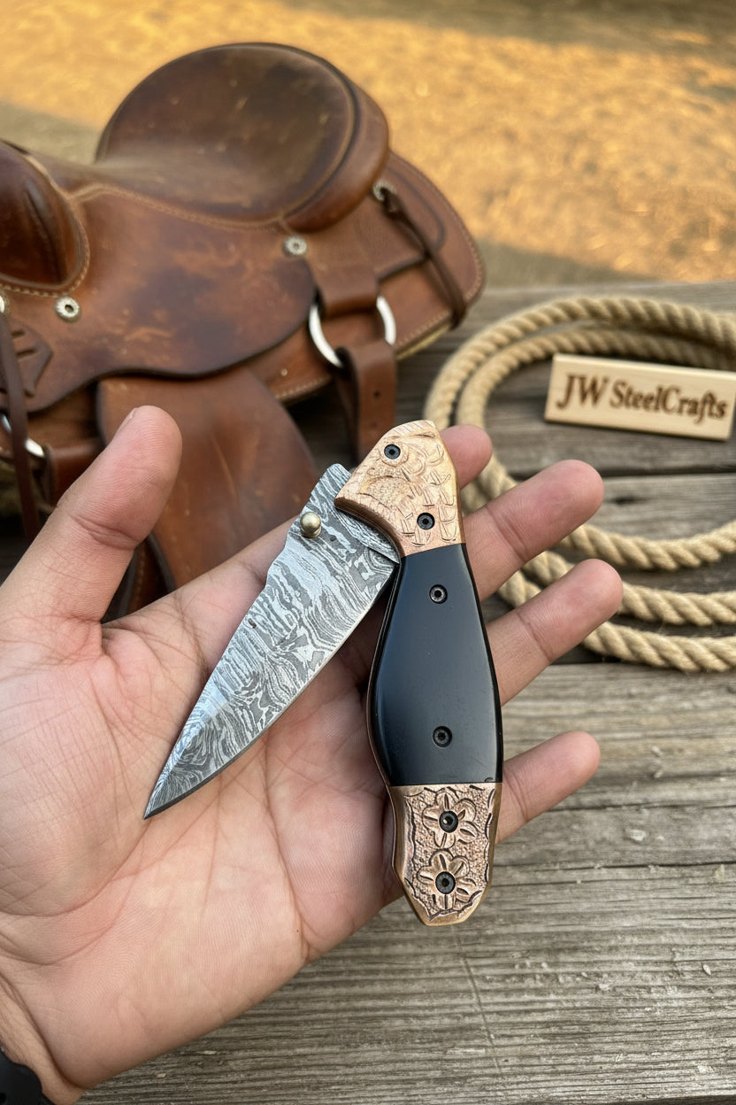 Duskhorn Damascus Folder product detail, view 5