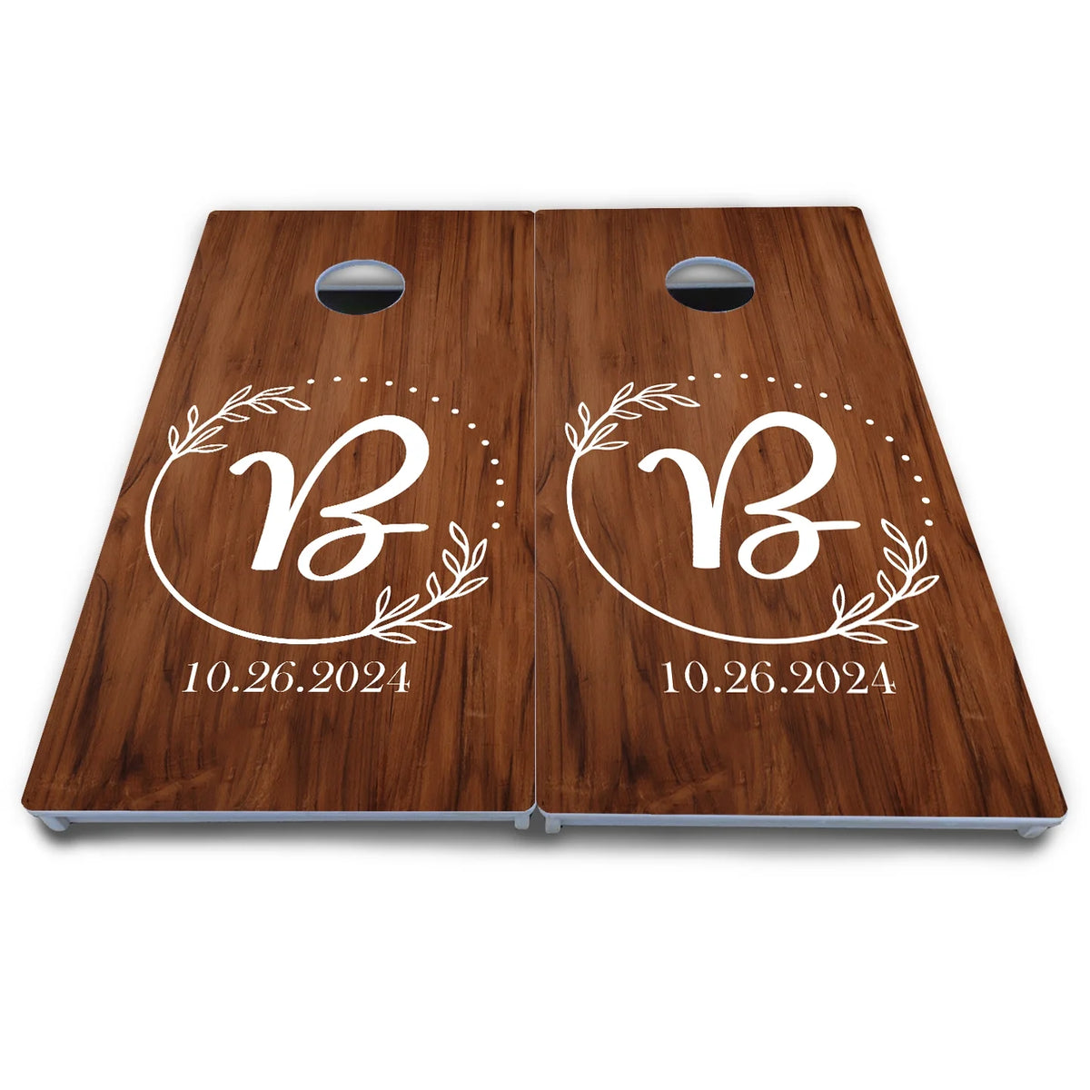 Laurel Wreath Cornhole Boards - All Weather Series