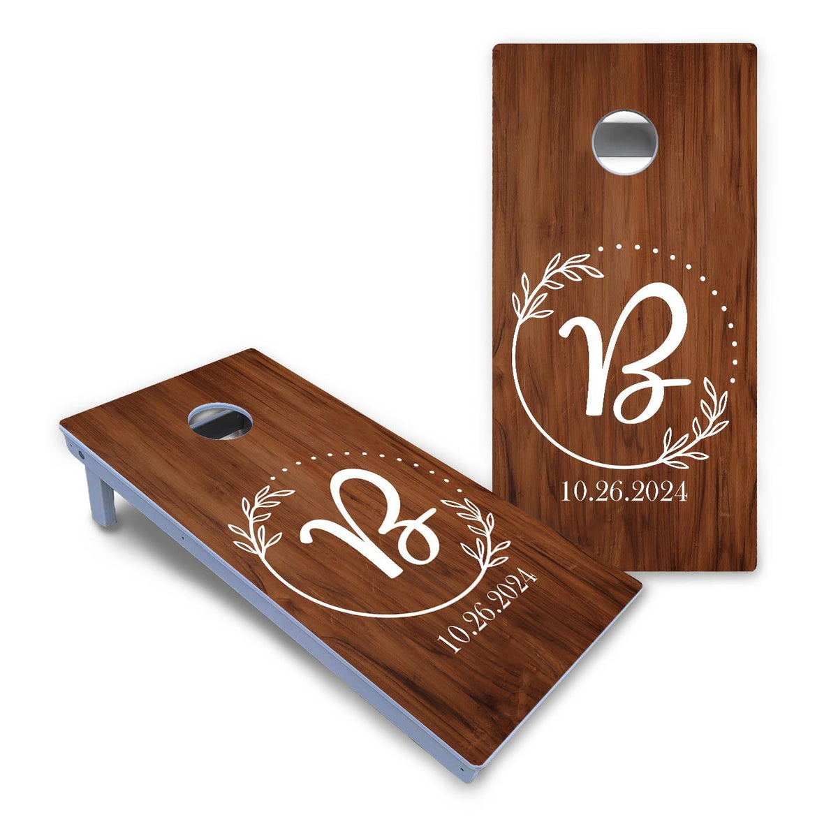 Laurel Wreath Cornhole Boards - All Weather Series