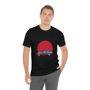 vintage style e30 2 door tshirt