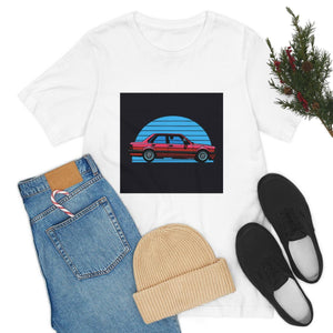 vintage style e30 4 door tshirt