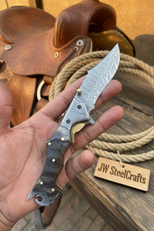 Grithorn Damascus Folder product detail, view 2