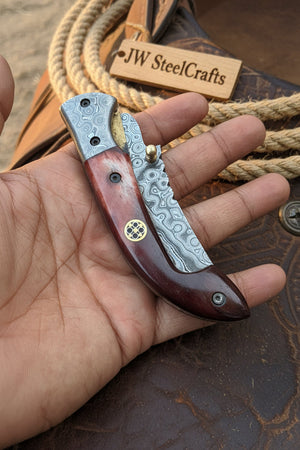 Twilight Burl Folder Knife product detail, view 5