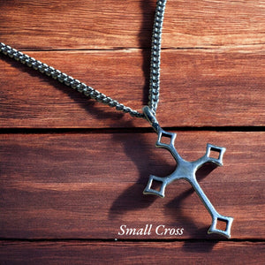 Gothic Medieval Cross Necklace - Sterling Silver by Forged By Fire — view 5 of 7