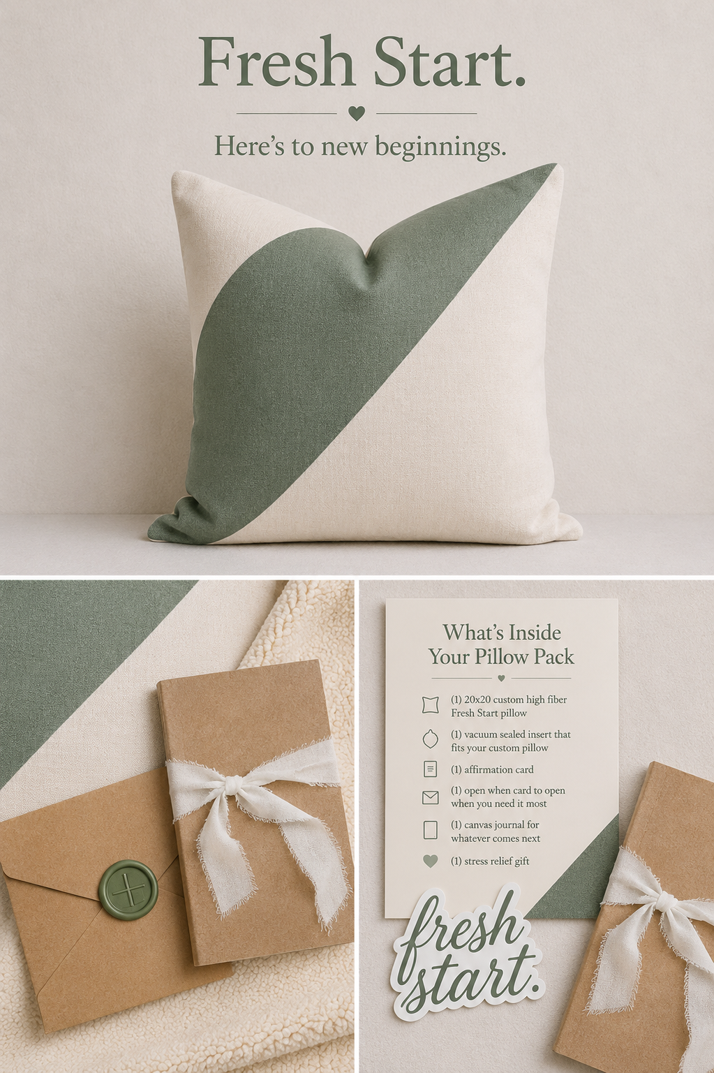 Plot Twist Pillow Pack Mini for a Fresh Start by PillowPackShop, product photo 5