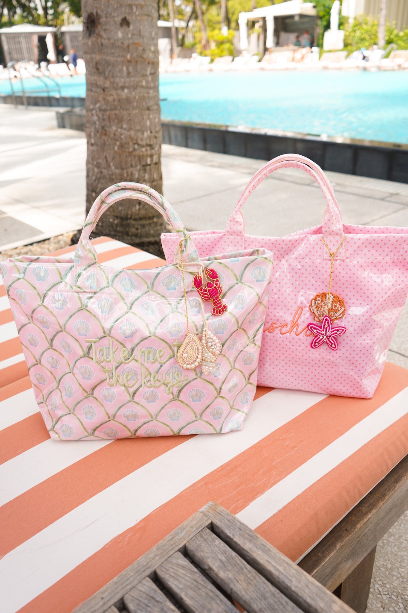 Cabana Clear Coat Tote