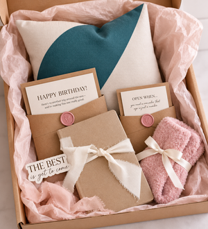 The Best Is Yet to Come Birthday Pillow Pack by PillowPackShop