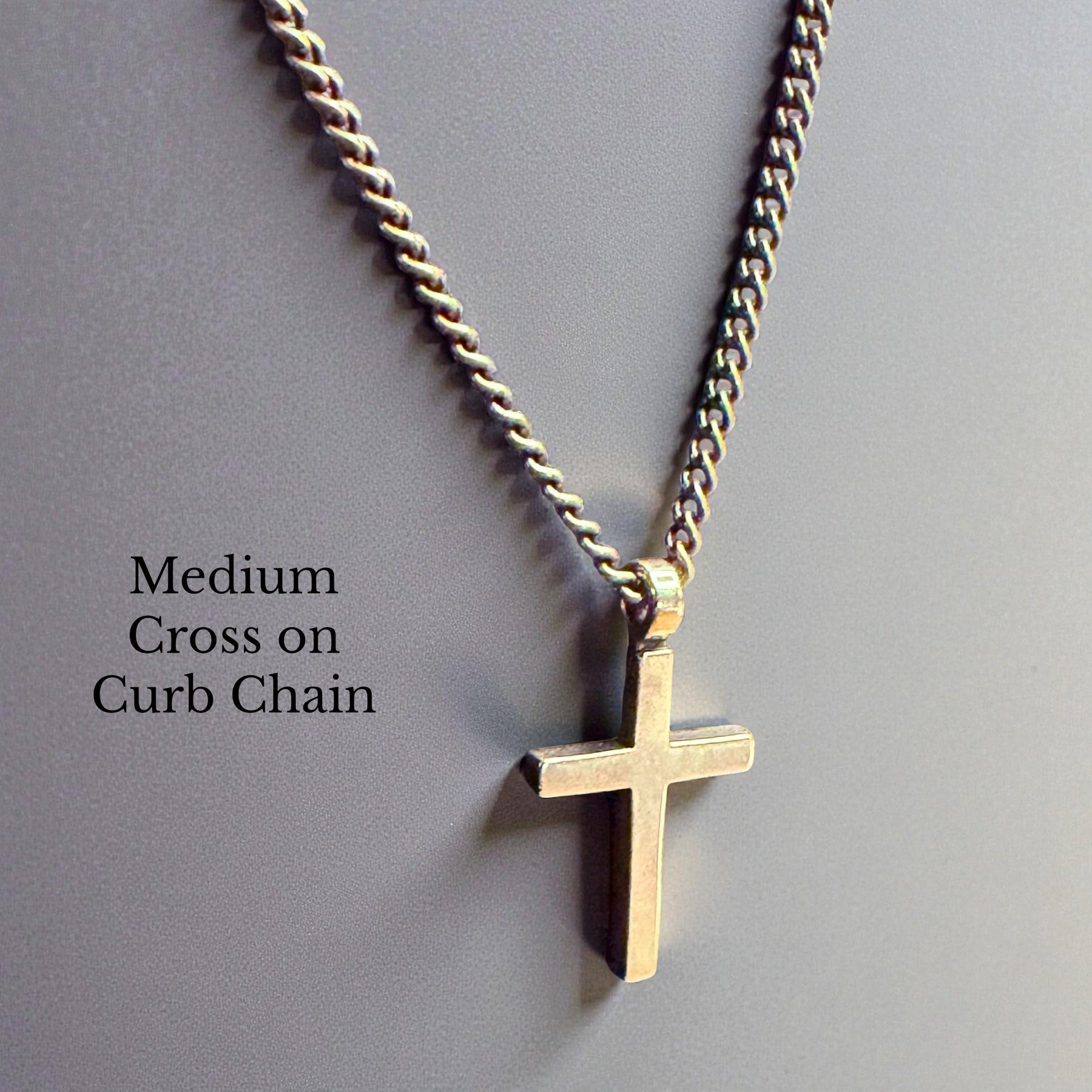 FAITH Classic Cross Necklace - Bronze by Forged By Fire — view 3 of 8