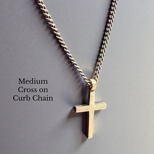 FAITH Classic Cross Necklace - Bronze by Forged By Fire — view 3 of 8