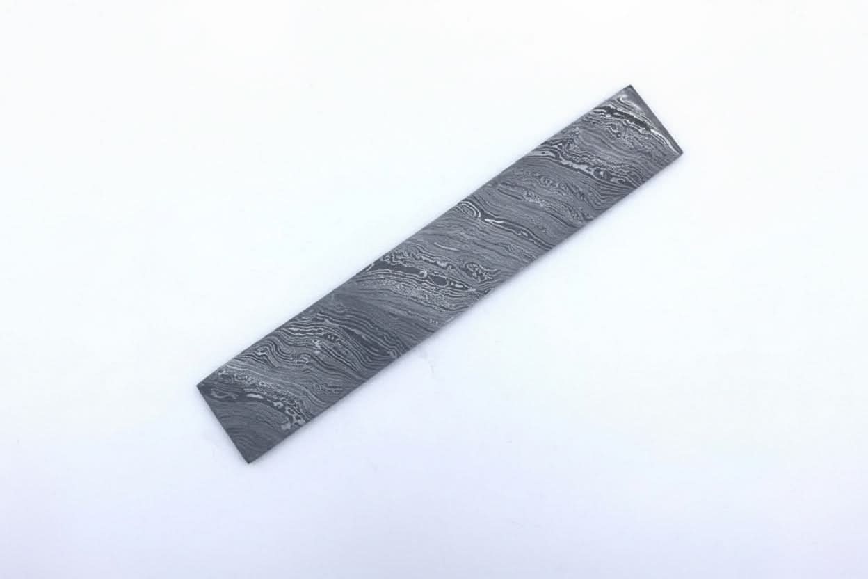 10” Damascus Steel Blank Billet- Blade For Knife Making DE-0054 by JW SteelCrafts, Damascus knife main product photo