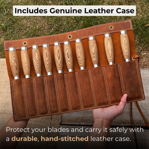 10-Piece Wood Carving Chisel Set