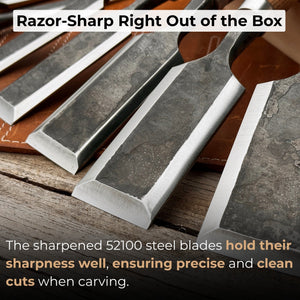 10-Piece Wood Carving Chisel Set
