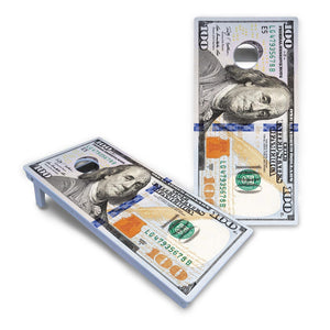 $100 Bill Cornhole Boards - All Weather Series
