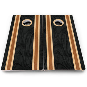 Dark Stripes Cornhole Boards – Pro Lite or Pro Elite