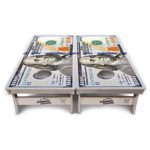 Hundred Dollar Bill Cornhole Boards – Tournament Series