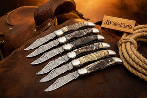 Trailfold Stag Pocket Knife Set product detail, view 3