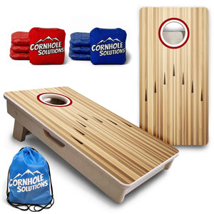 Bowling No Logo - Mini Cornhole Board Set (12" x 24") with 8 Mini Bags by Cornhole Solutions, Southern home decor main product photo