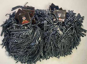 12 Count Houndstooth Mini Pom-Pom Gameday Shakers for Alabama Fans Saturday Smack
