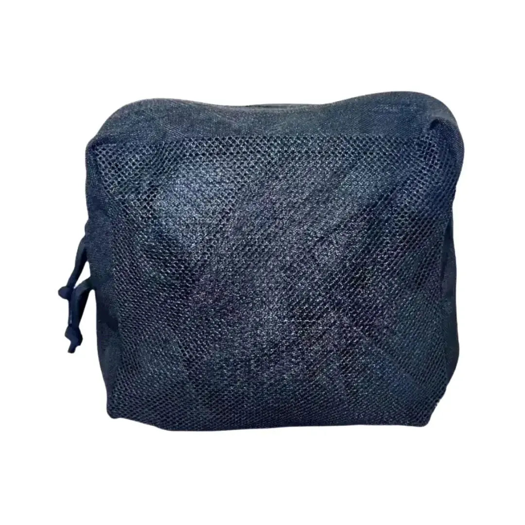 12 Hour Mesh Pouch - Large by Recycled Firefighter, handmade leather goods detail photo 3