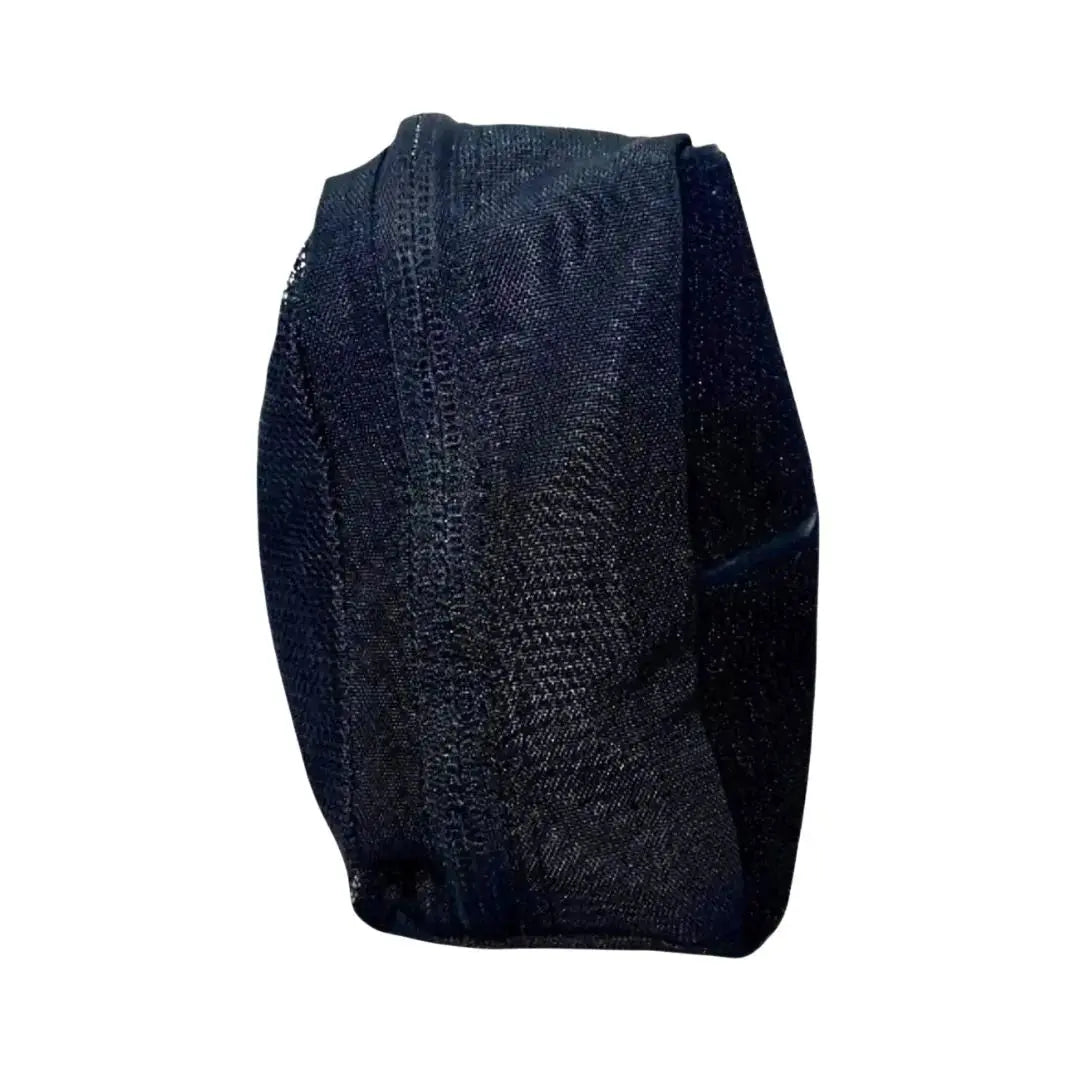 12 Hour Mesh Pouch - Large by Recycled Firefighter, handmade leather goods detail photo 4