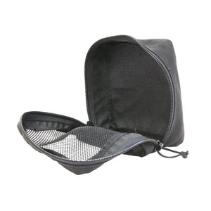 12 Hour Mesh Pouch - Large by Recycled Firefighter, handmade leather goods detail photo 5