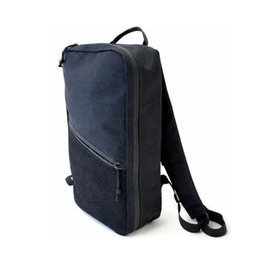 12 Hour Minimalist Backpack by Recycled Firefighter, handmade leather goods detail photo 4