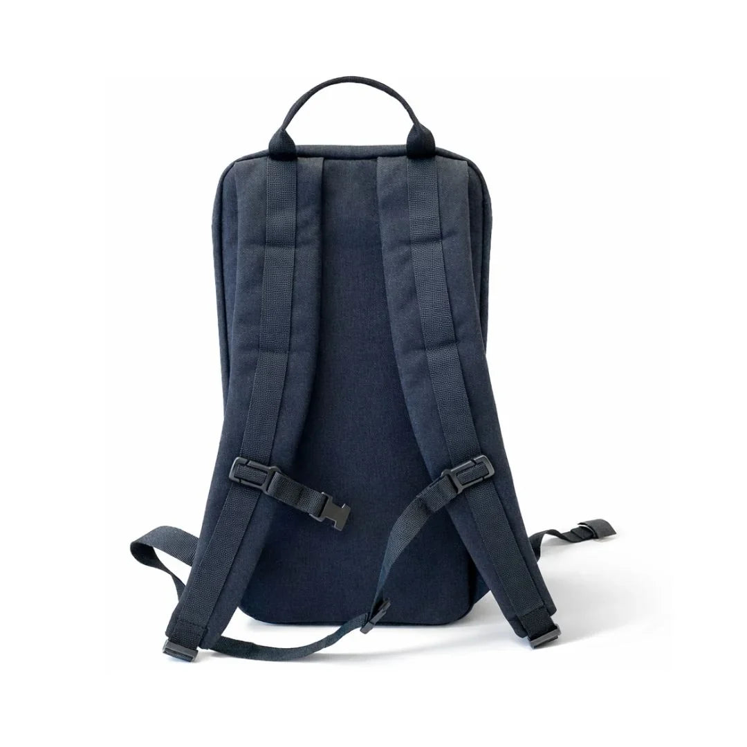 12 Hour Minimalist Backpack by Recycled Firefighter, handmade leather goods detail photo 7