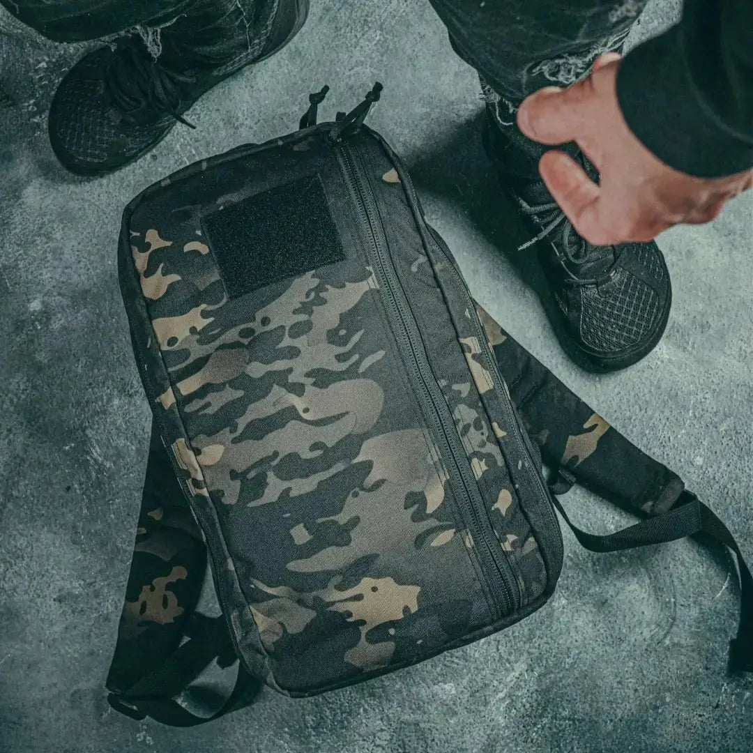 12 Hour Plus Backpack 500D by Recycled Firefighter, handmade leather goods detail photo 5