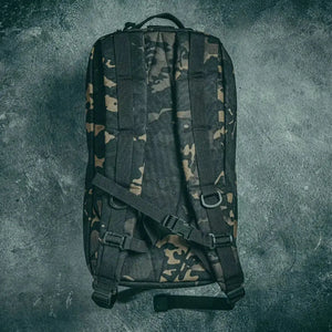 12 Hour Plus Backpack 500D by Recycled Firefighter, handmade leather goods detail photo 10