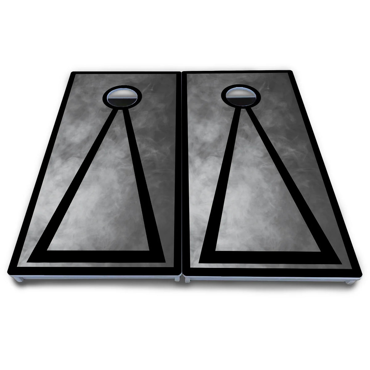 Smoke Triangle Cornhole Boards - All Weather Series