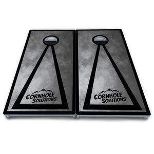 Smoke Triangle Cornhole Boards - All Weather Series