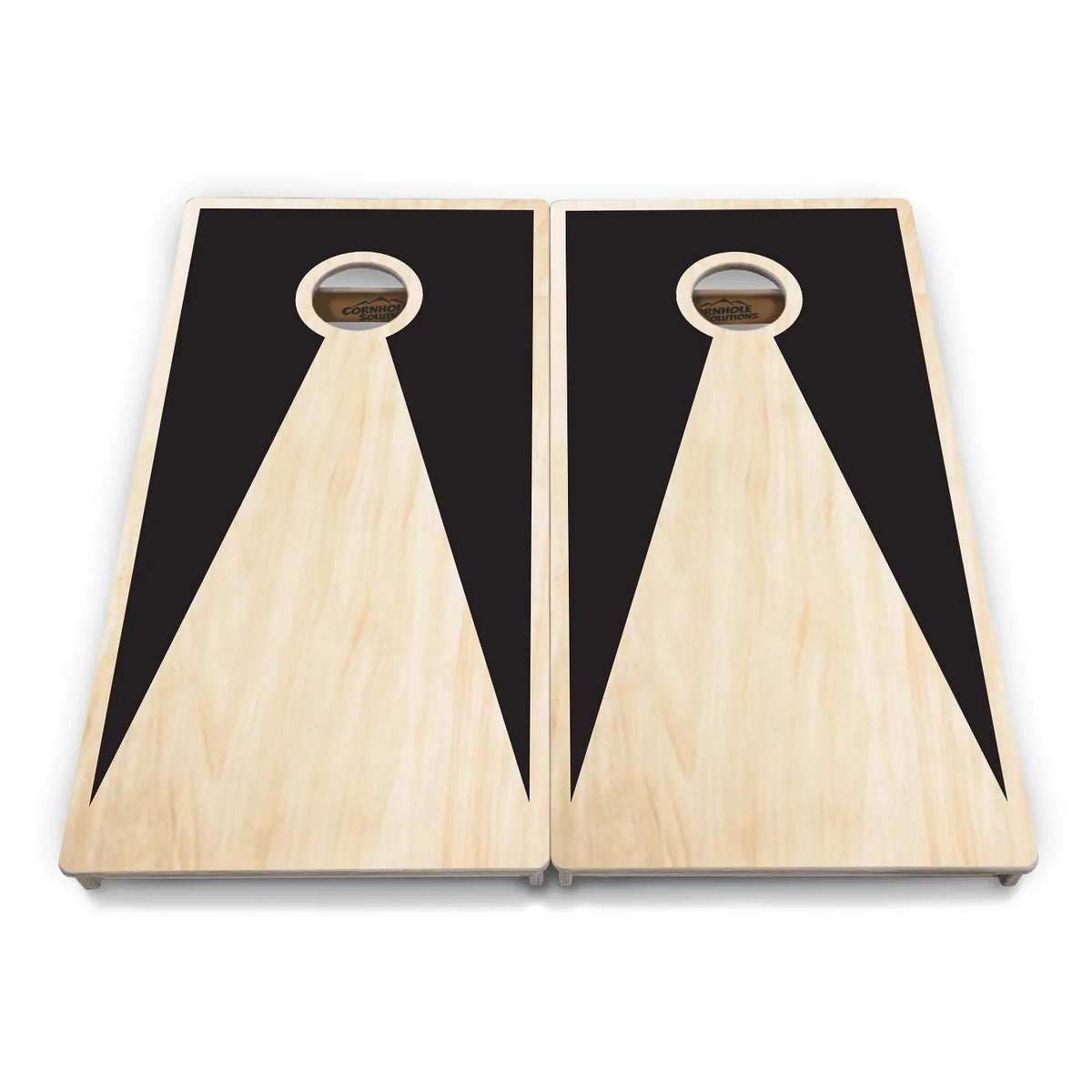 Natural Keyhole Cornhole Boards – Tournament Series