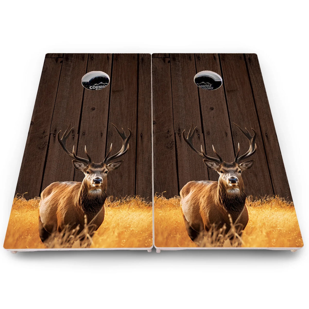 Colorful Deer & Fish Cornhole Boards – Pro Lite or Pro Elite