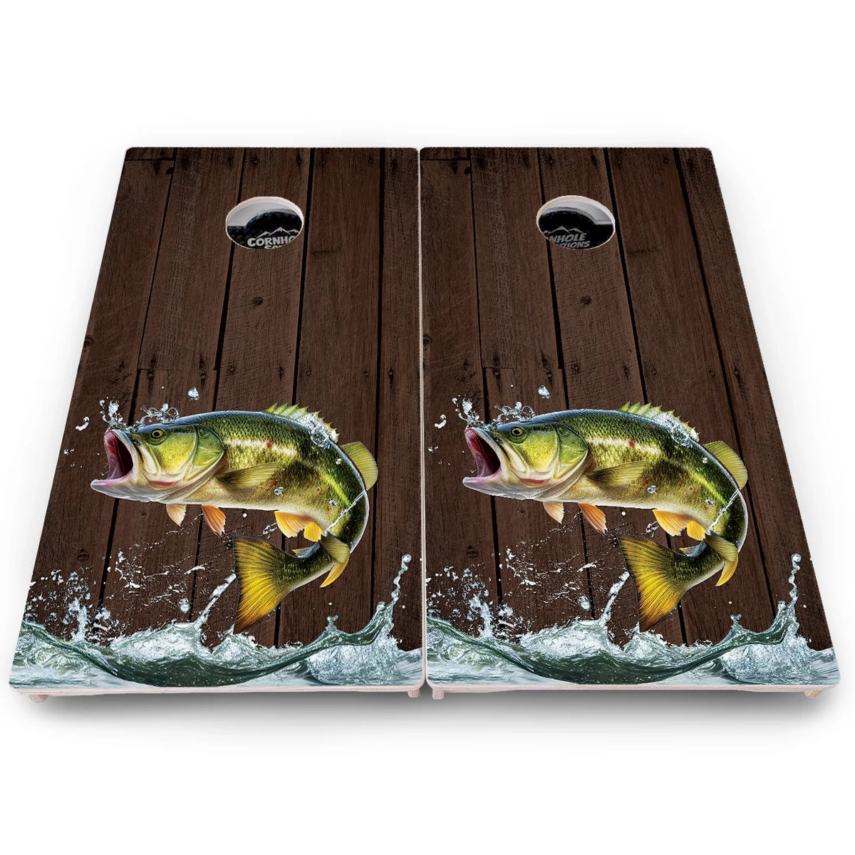 Colorful Deer & Fish Cornhole Boards – Pro Lite or Pro Elite