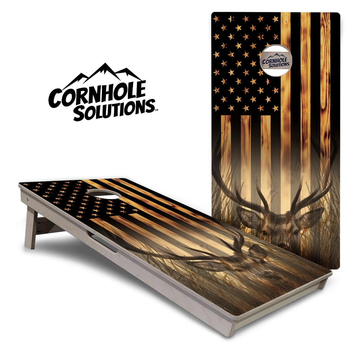 Hidden Deer & Hidden Fish Cornhole Boards – Tournament Series