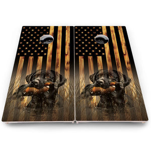 Hidden Wildlife Flag Cornhole Boards – Pro Lite or Pro Elite