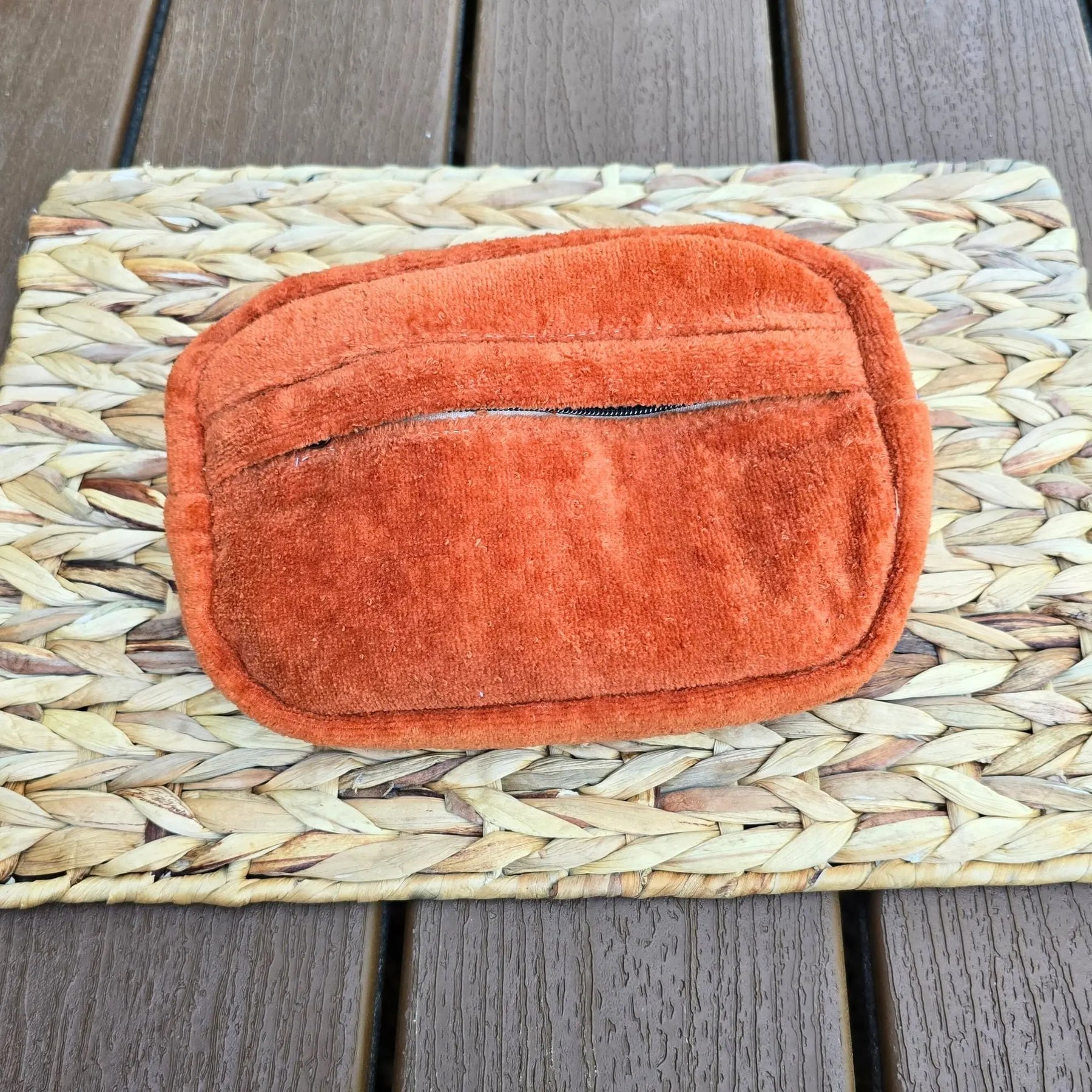 1970s Vintage Towel Crossbody Bum Bag, Retro Boho Fanny Pack, Handmade Terry Cloth Bag, Festival Crossbody Belt Bag, Upcycled Vintage Style Maypop House Designs